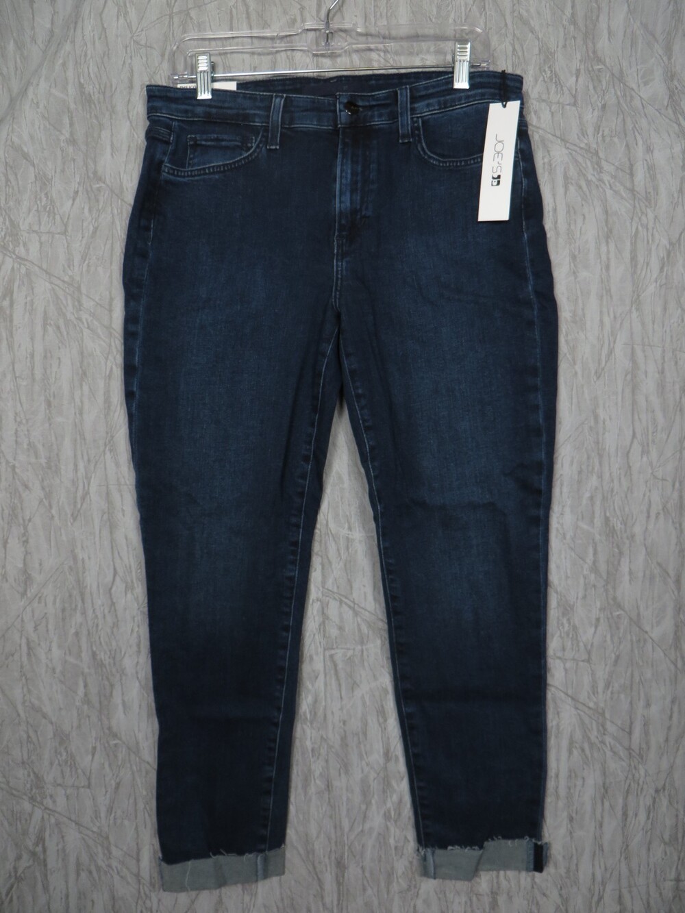 Joe’s Jeans The Icon Skinny Crop Womens 31 Blue Mid Rise Stretch Denim